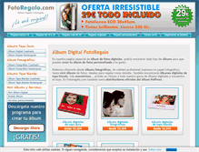 Tablet Screenshot of albumdigital.fotoregalo.com