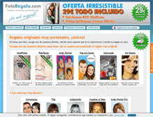 Tablet Screenshot of fotoregalo.com